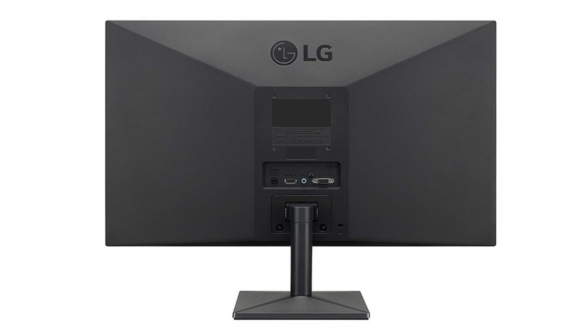 Der Standfuß des Monitors ist nicht höhenverstellbar – lediglich der Neigungswinkel lässt sich verändern.
