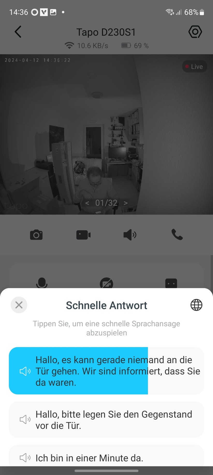 Video-Türklingel TP-Link Tapo D230S1