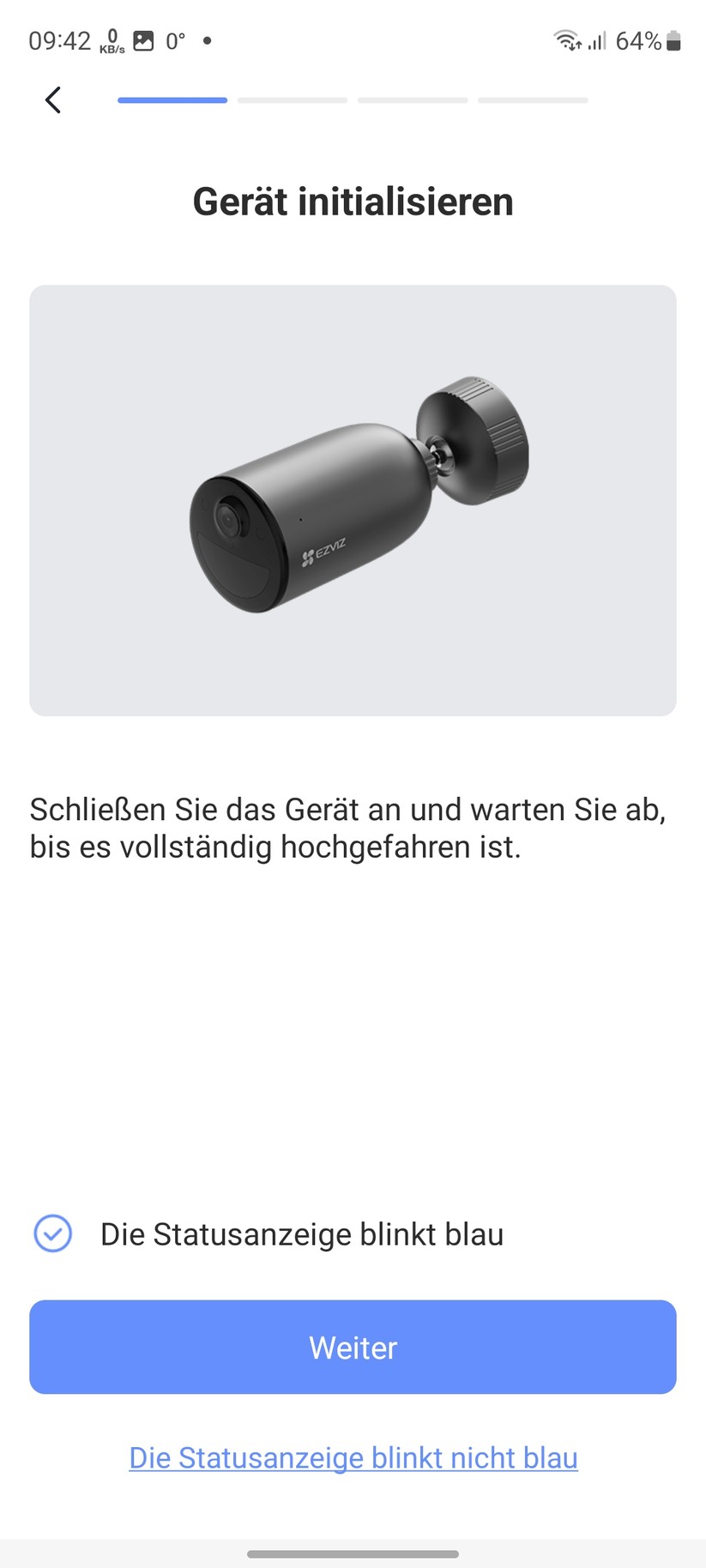 Ezviz EB3: Inbetriebnahme