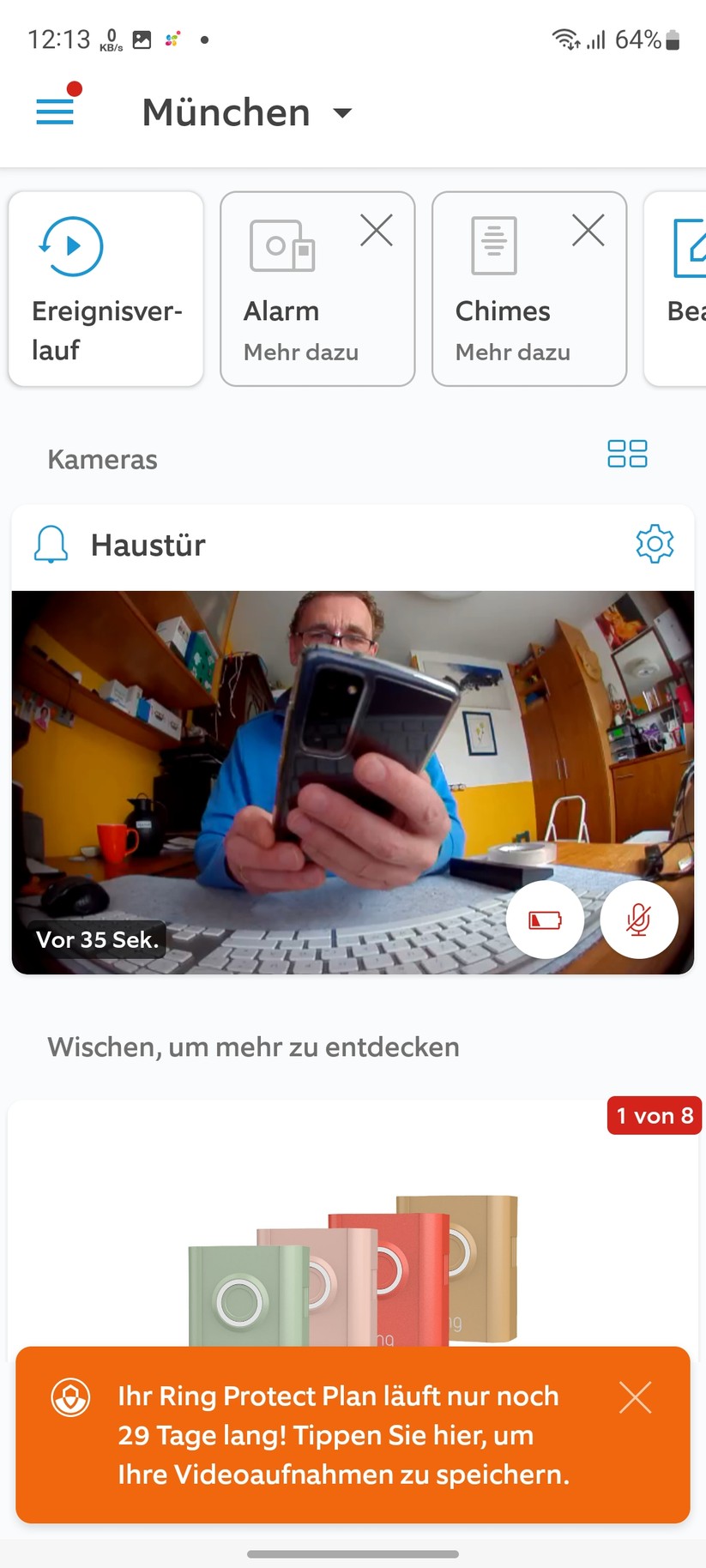 Ring Doorbell 4: Funktionen