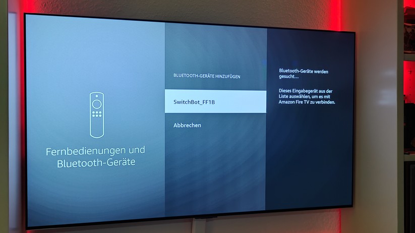 Switchbot Hub 3: Die Integration von Apple TV und Fire TV ist noch als Beta markiert, funktioniert im Test jedoch tadellos.