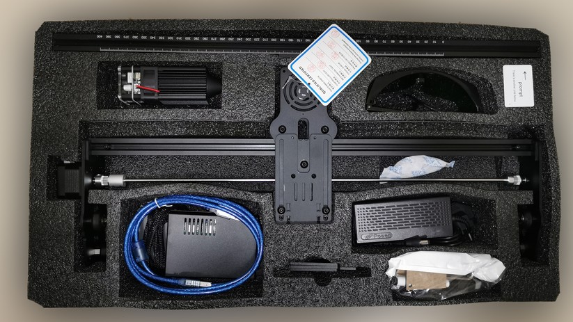 So kommt der Bausatz beim Kunden an. 