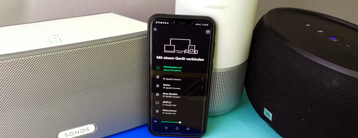 Ratgeber Spotify Connect: Vernetzte Lautsprecher ab 40 €