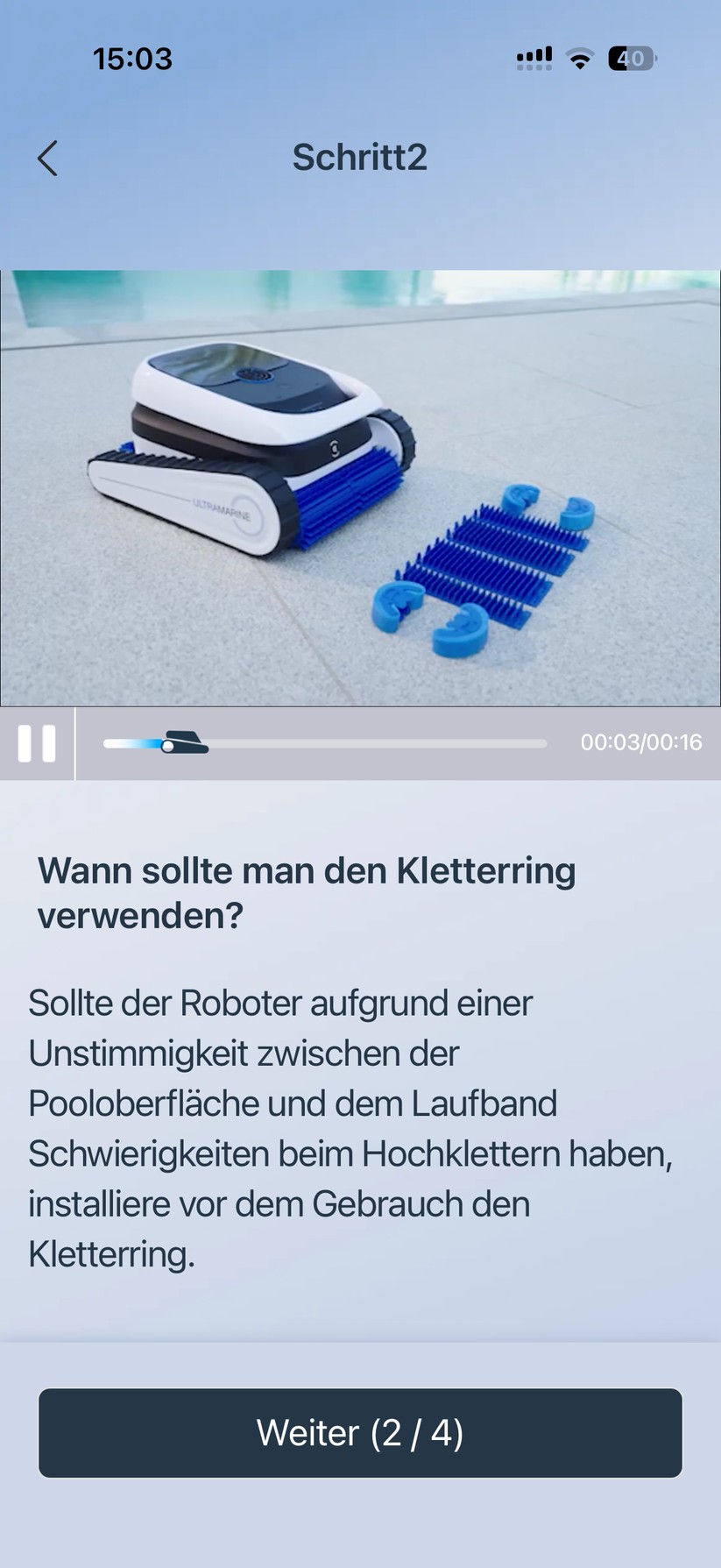 Ecovacs Ultramarine P1 - Bilder App