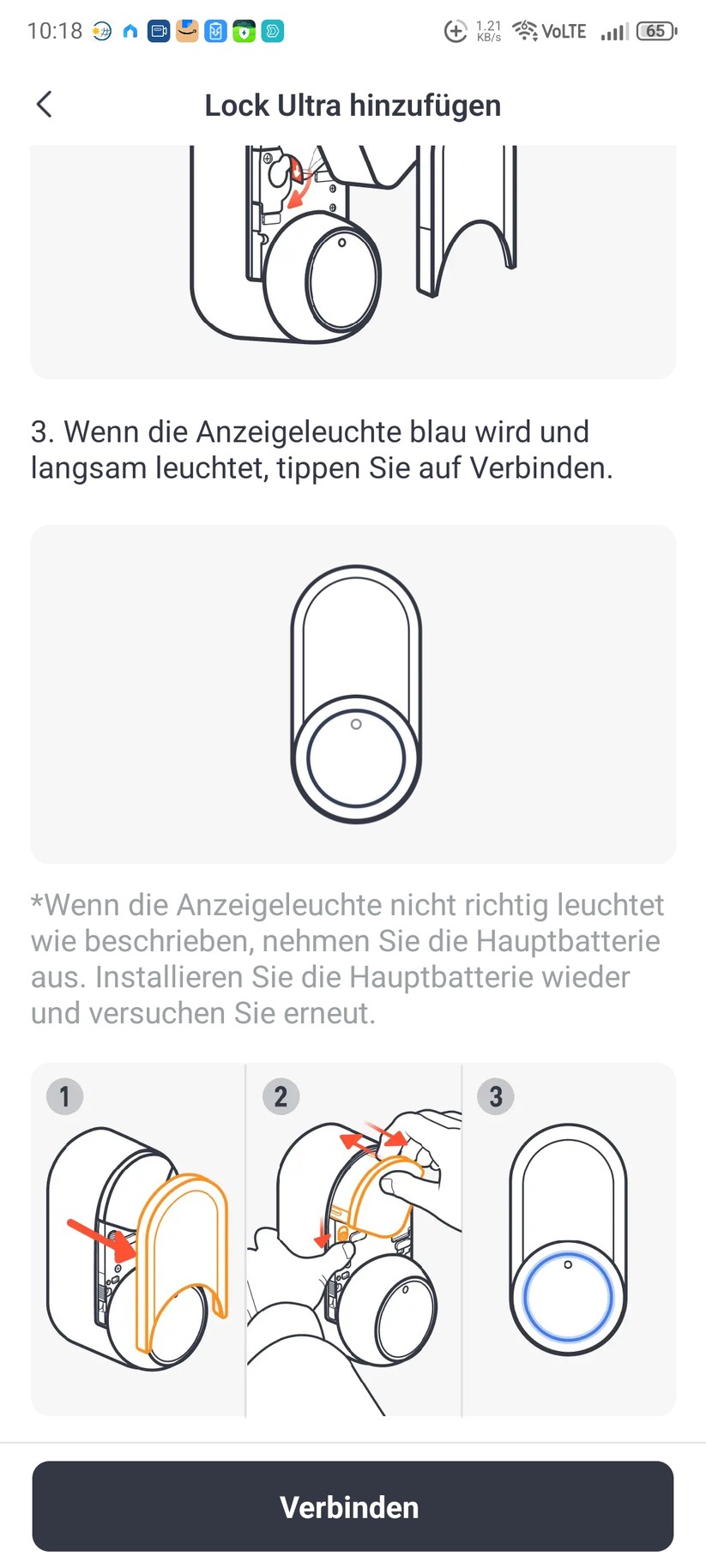 Lock Ultra, Keypad, Hub Mini: Die Einrichtung erfolgt über die Switchbot-App.
