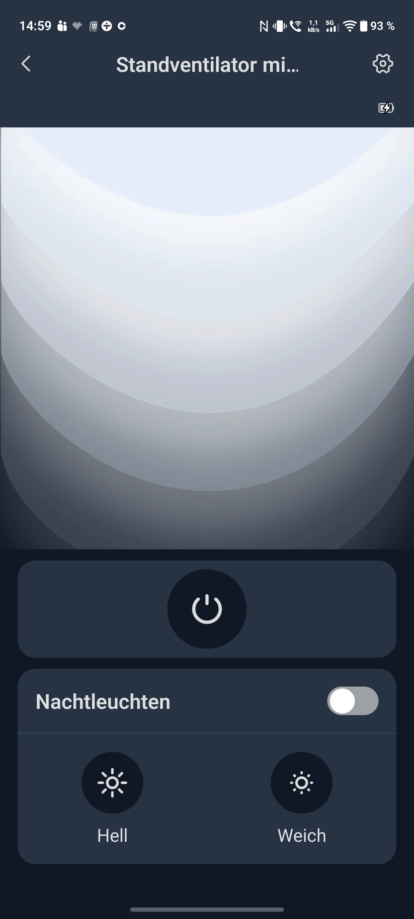 SwitchBot Standventilator mit Akku Screenshot