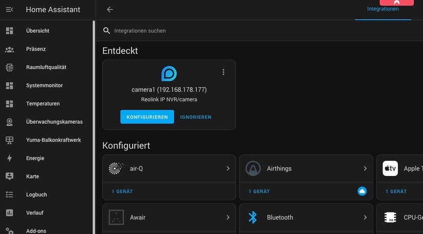 Dank Onvif-Suppert können Anwender die Reoling Duo 3 PoE in kompatible Smart-Home-Zentralen wie Home Assistant integrieren und auf Basis der Sensorwerte Automatisierungen einrichten, etwa zum Aufbau eines umfassendes Sicherheitssystems in Kombination mit anderen smarten Geräten wie Bewegungs- und Präsenzsensoren sowie Alaramsirenen. 