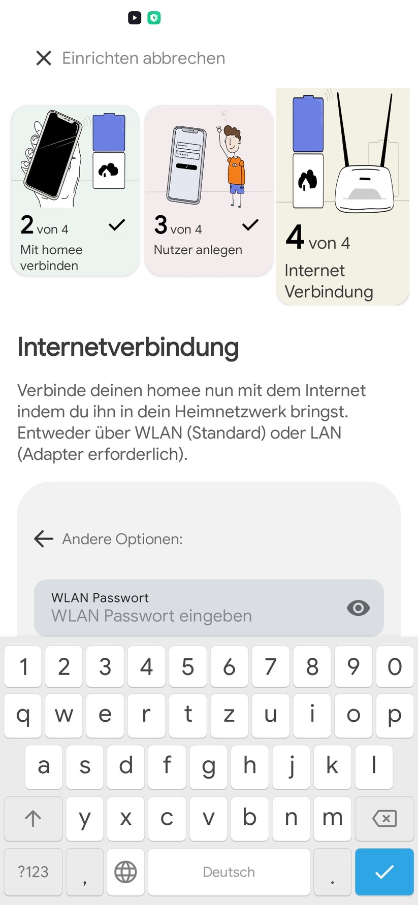 Homee: Smartphone- und Web-App