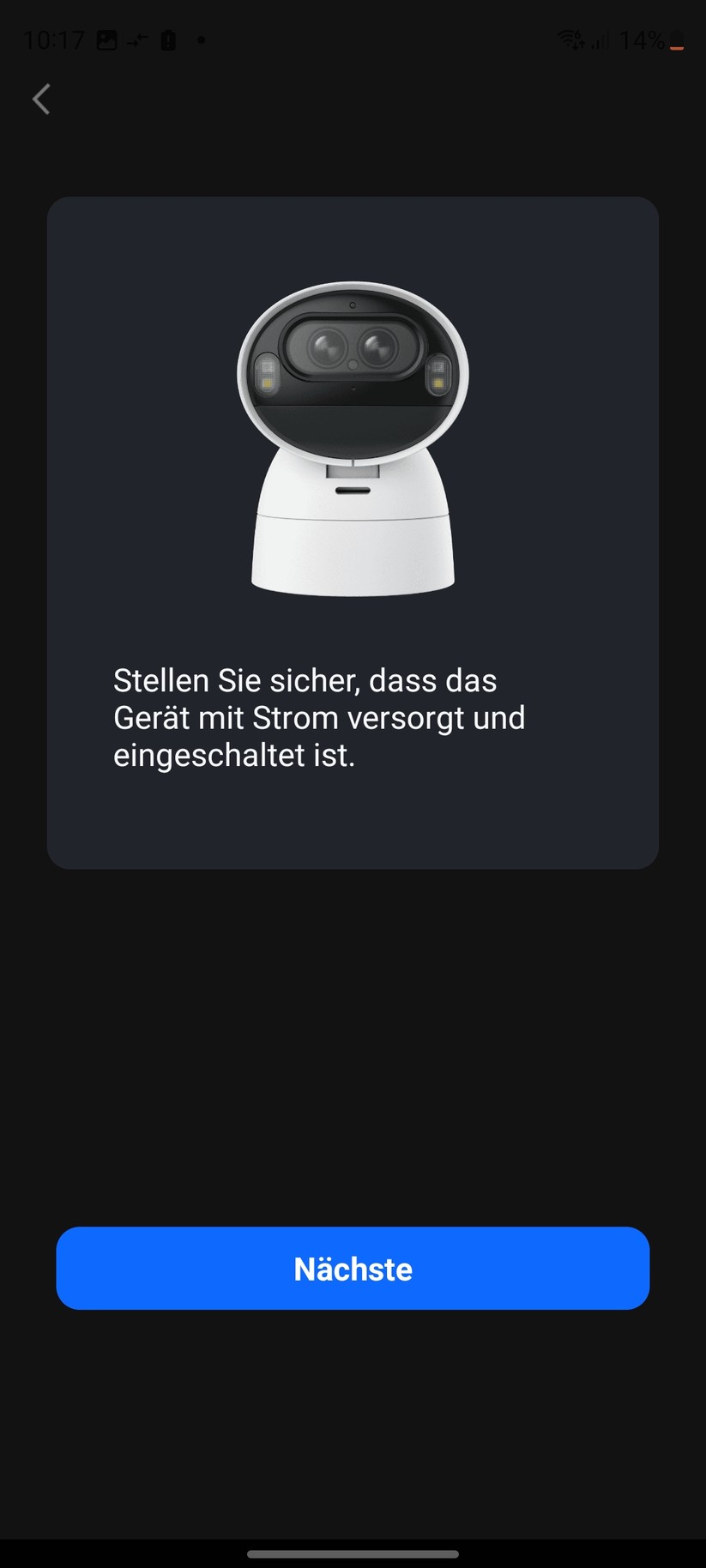 Reolink Argus Track: Einrichtung mit mobiler App