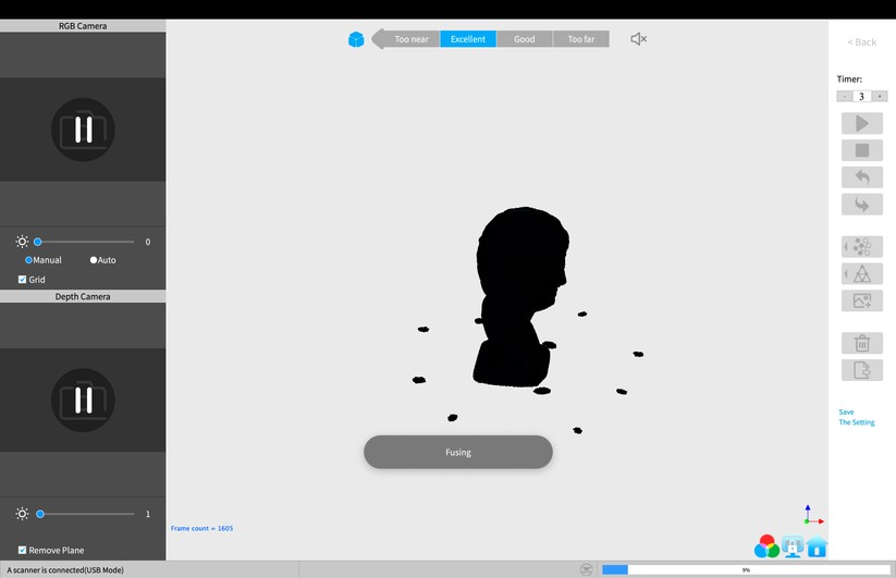Revo Scan: 6. Scan mit Stop beenden, bestätigen und schon startet das "Fusing"