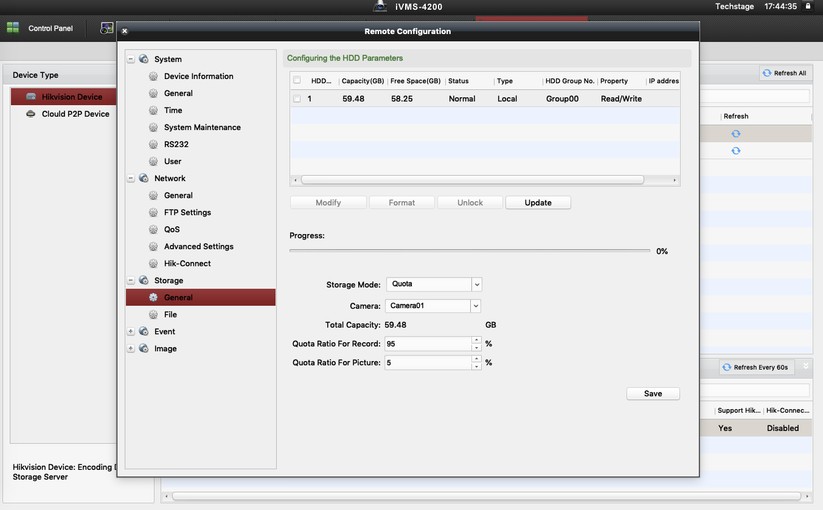 Annke NC500: Bedienung mit IVMS 4200 unter macOS