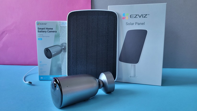 Ezviz EB3 mit 2K-Auflösung, Akku, WLAN und Solarpanel