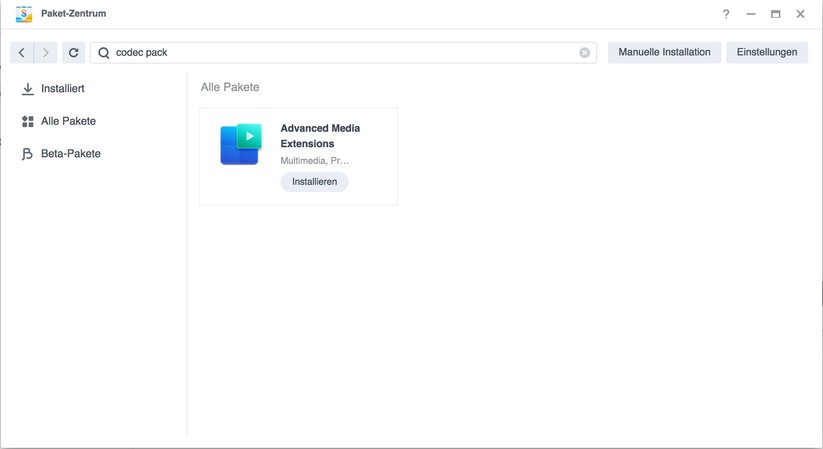 Synology Surveillance Station auf Synology DS223