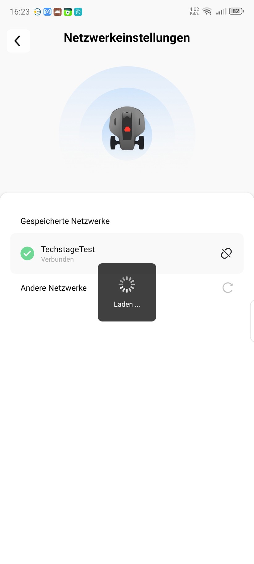  Einrichtung mit App