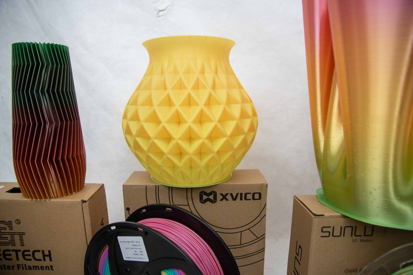 Rainbow-Filament Druckergebnisse: Xvico