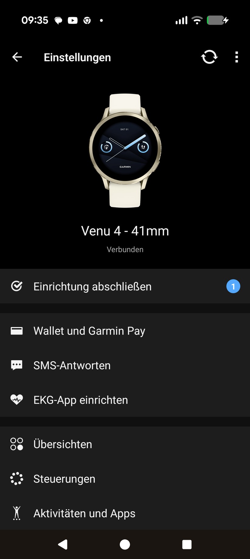 Garmin Venu 4 - App