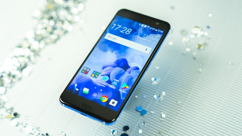 Das HTC U11 kann Musik über zwei Lautsprecher ausgeben, um einen Stereo-Effekt zu erzeugen.