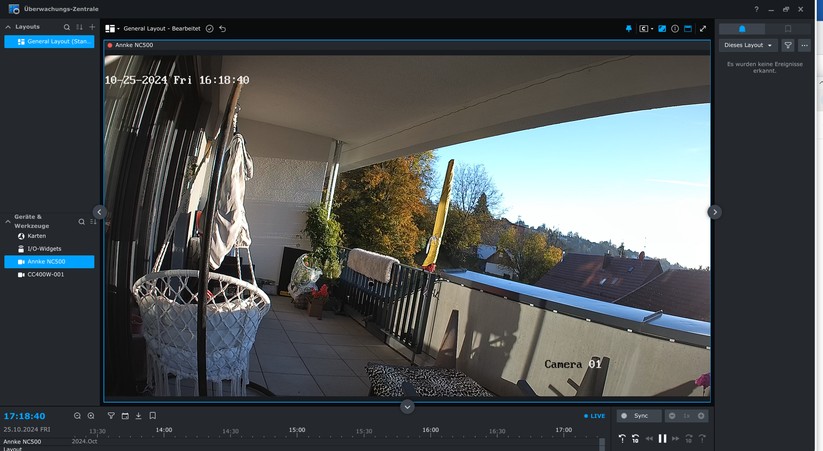 Annke NC500: Inbetriebnahme der PoE-Überwachungskamera mit Synology Surveillance Station mit Hikvision-Profil.