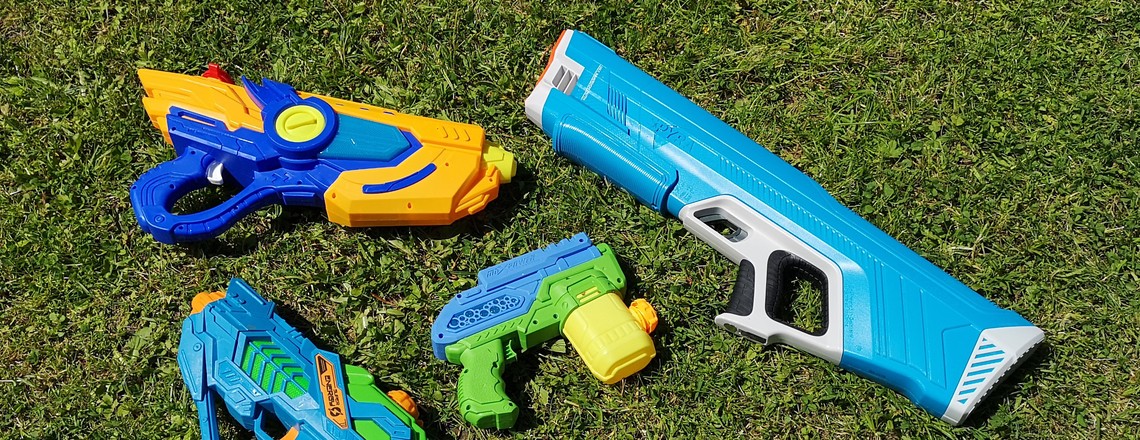 Elektrische Wasserpistolen