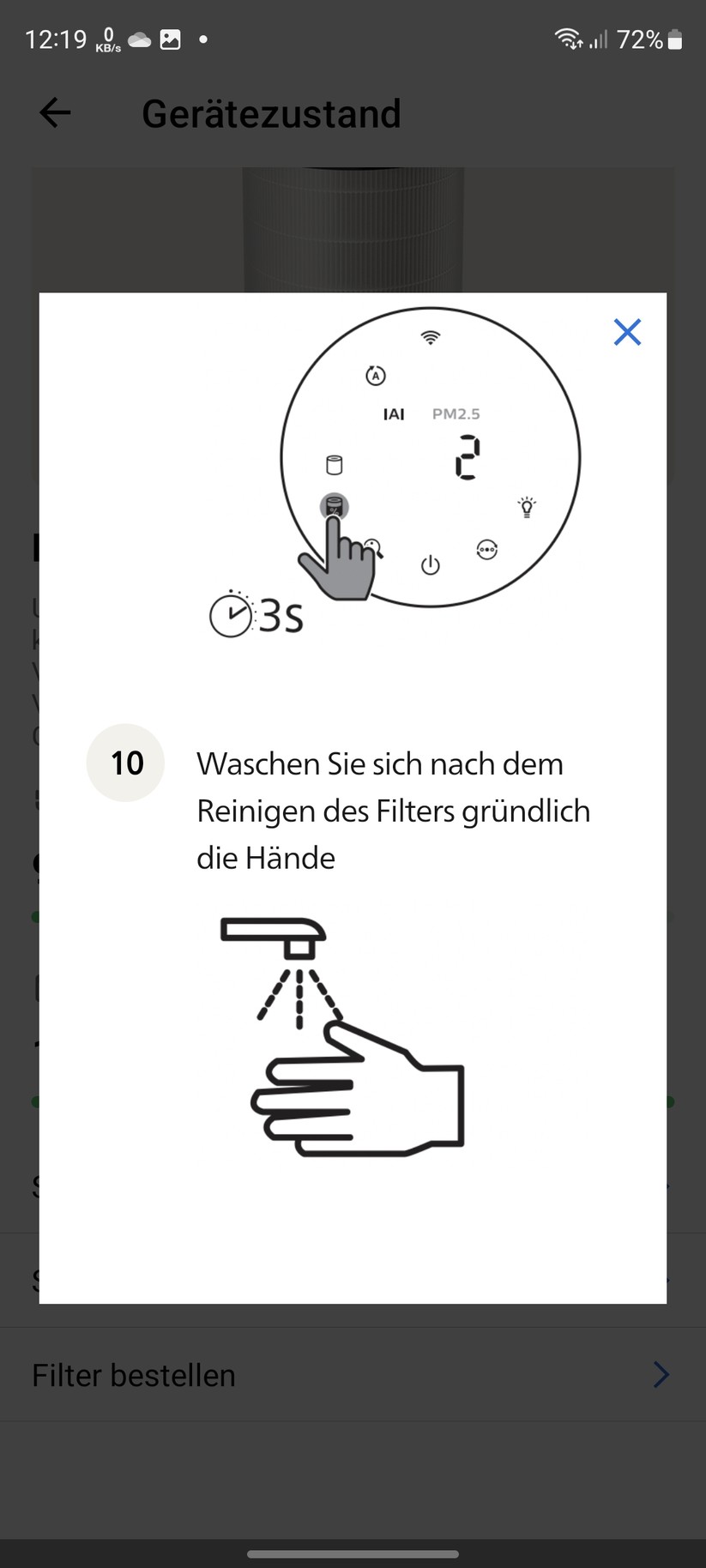 Philips AC3033/10: Erklärungen zur Luftqualität und Filterwechsel