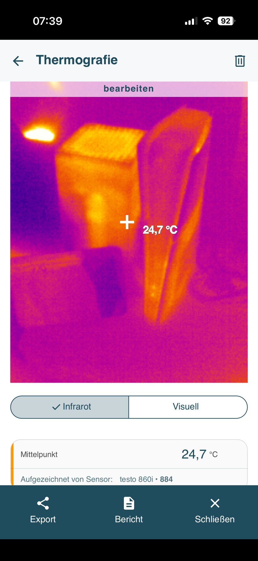 Testo 860i - Bilder App 