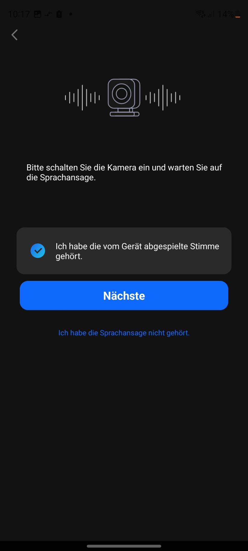 Reolink Argus Track: Einrichtung mit mobiler App
