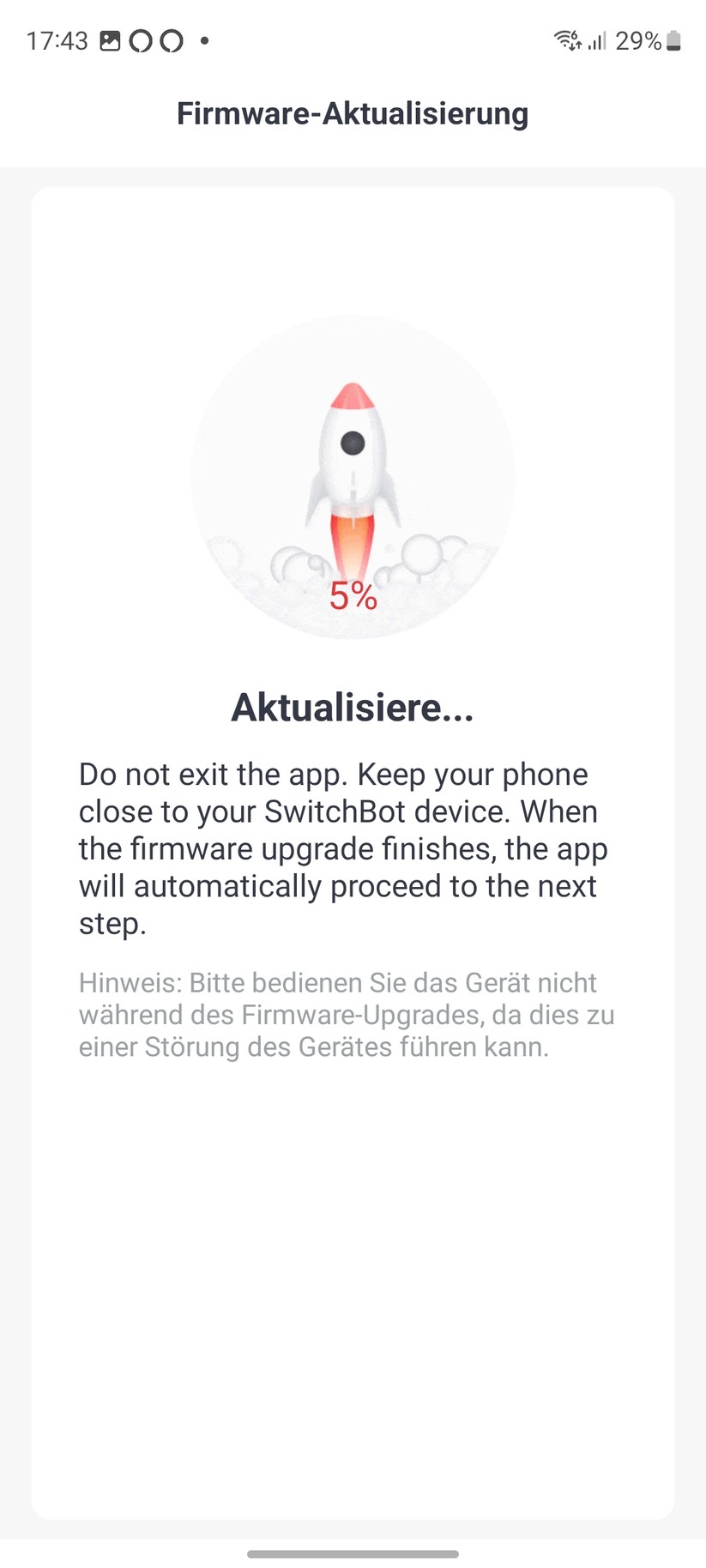 Die Einrichtung der Switchbot-Komponenten erfordert eine Registrierung. Ansonsten ist der Setup-Prozess sehr einfach. Während der Einbindung liefert die App informative Erklärungen, Grafiken und Videos zu den einzelnen Komponenten hinsichtlich Einrichtung, Konfiguration und Betrieb. Vorbildlich.