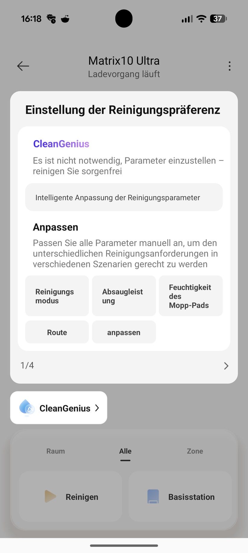 Dreame Matrix 10 Ultra – App & Einrichtung