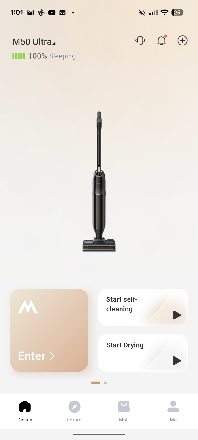 Mova M50 Ultra - Bilder App 