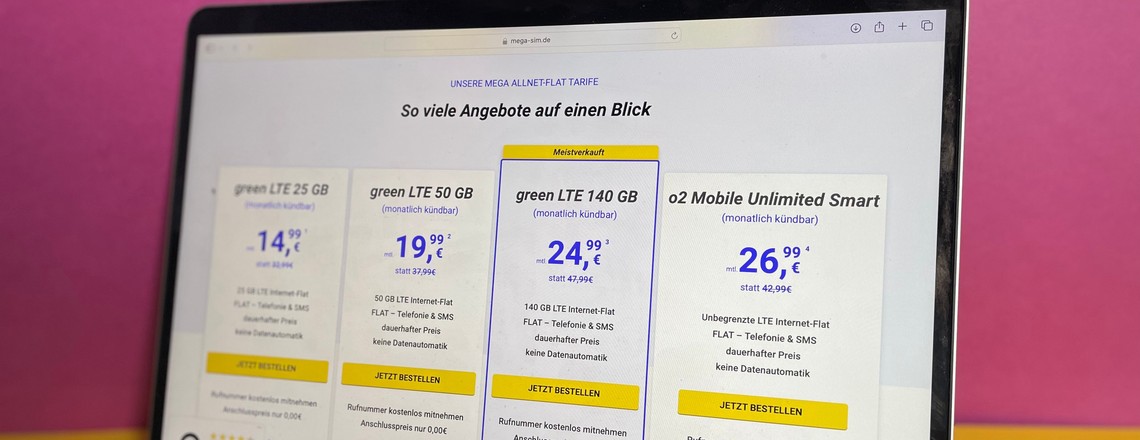 Mega SIM: Neue Tarife mit lebenslangem Rabatt und Anschlusspreisbefreiung