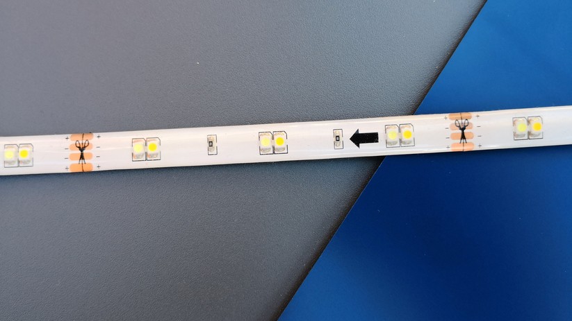 Kürzbar ist der Streifen alle zehn Zentimeter.