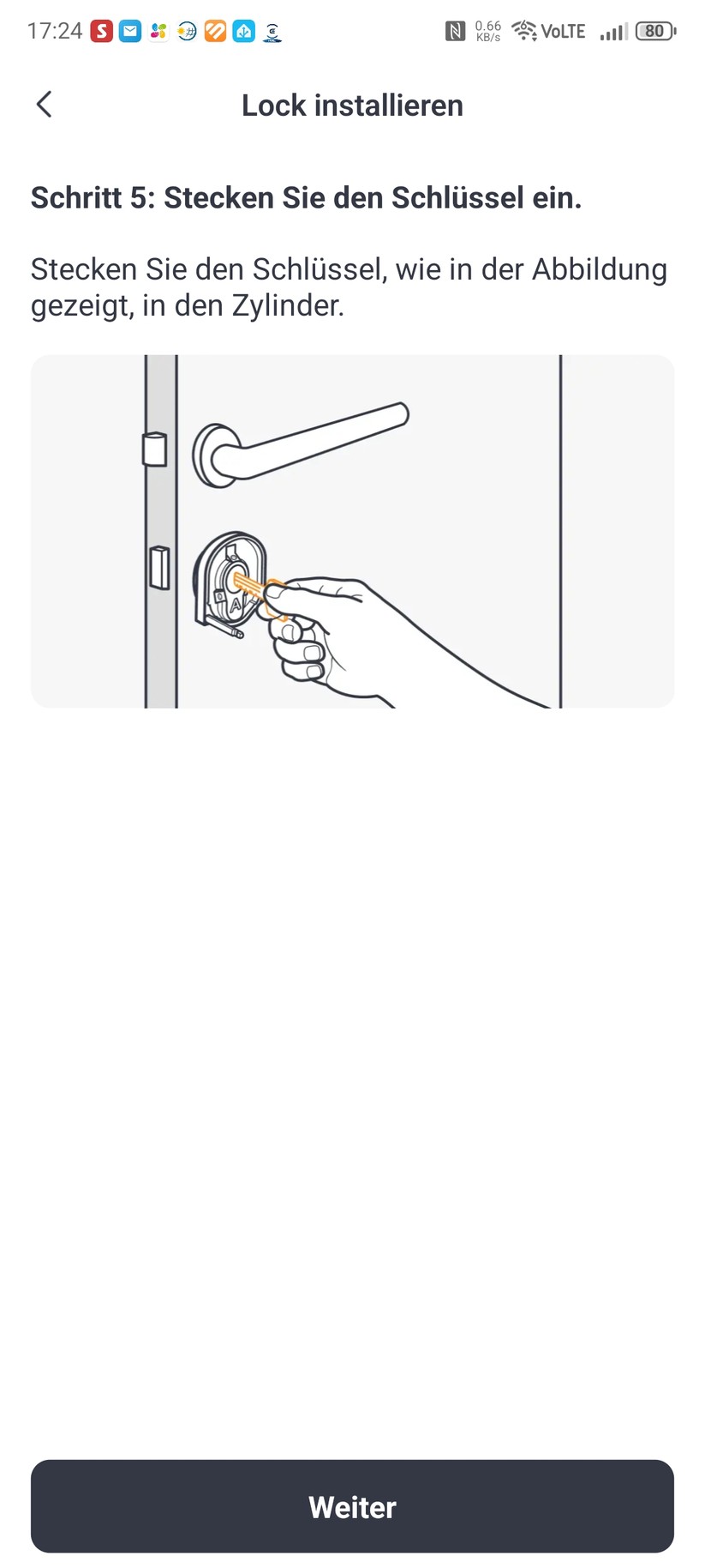 Die Switchbot-App ist auch für die Montage hilfreich.