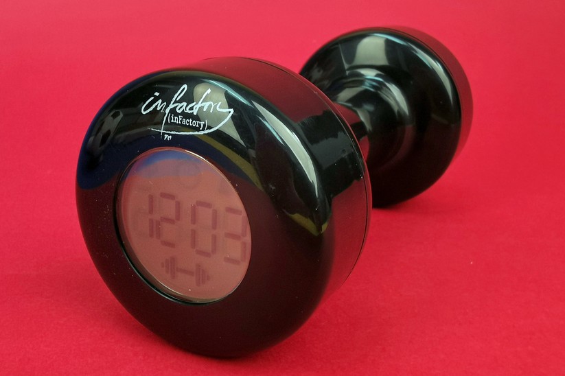 Hantel-Wecker, zur Verfügung gestellt von Pearl