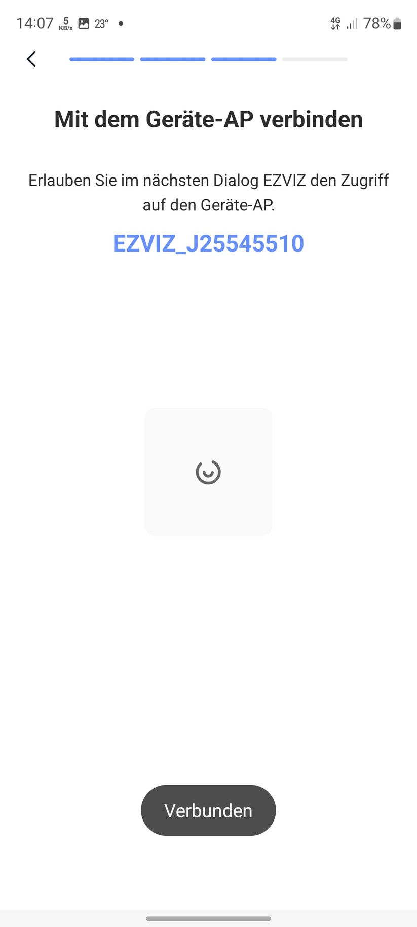 Ezviz C6 2K+: Einrichtung