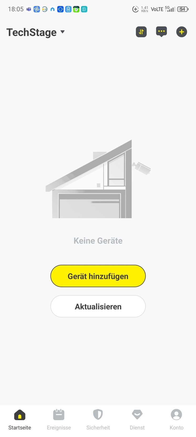 Die Inbetriebnahme der Überwachungskamera erfolgt mit der App Baseus Security