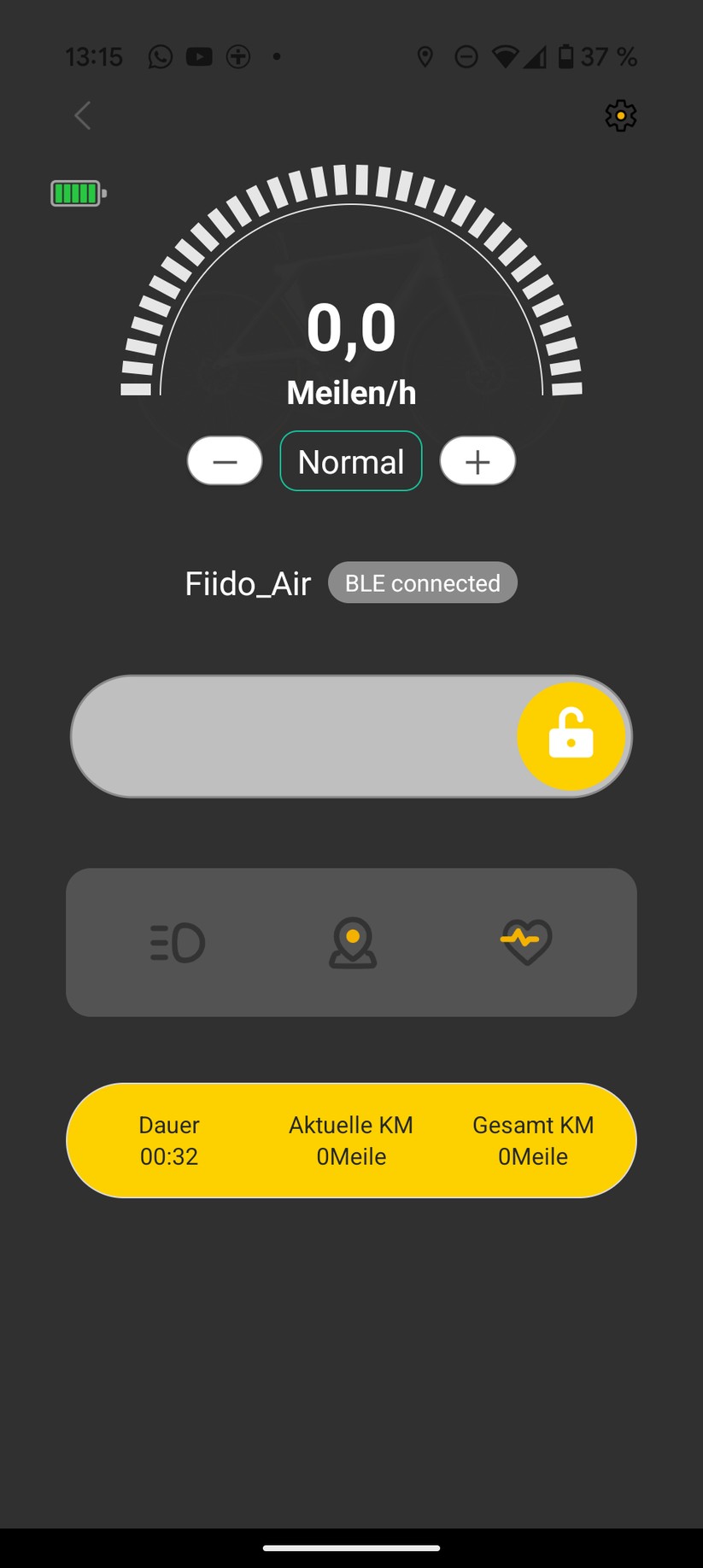 Fiido Air App Screenshot