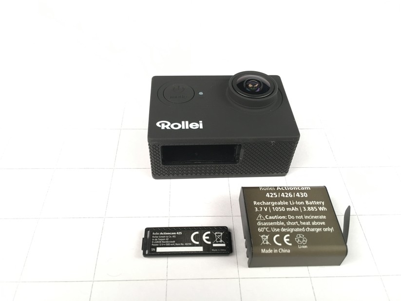 Wer die Rollei den ganzen Tag braucht, sollte sich Wechselakkus kaufen.