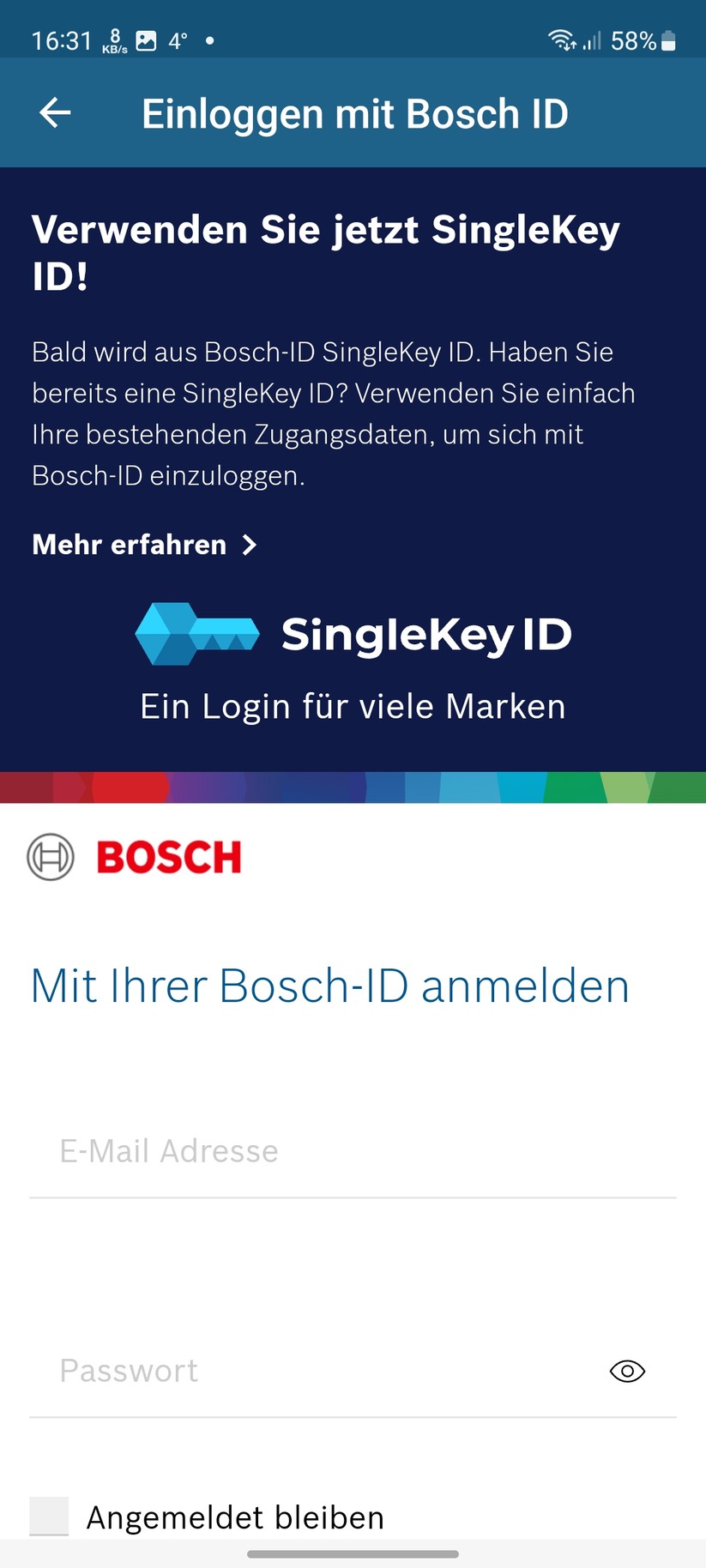 Bosch Eyes Innenkamera II: Einrichtung