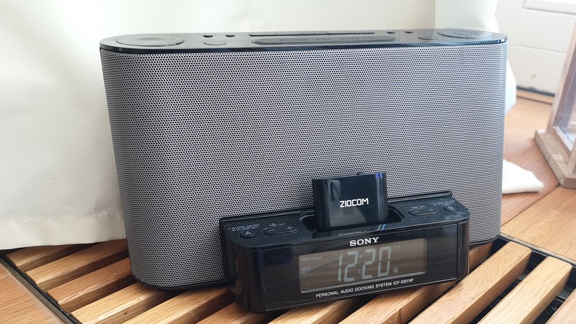 Ziocom Bluetooth-Adapter 30-Pin: Das lange nicht genutzte Sound-Dock kommt nach Jahren wieder zum Einsatz.