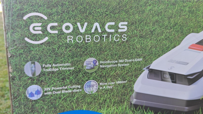 Ecovacs Goat A1600 LiDAR Pro: 33 cm Schnittbreite und integrierter Kantentrimmer