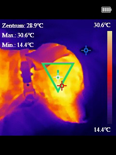 Testaufnahmen Topdon TC004 Mini