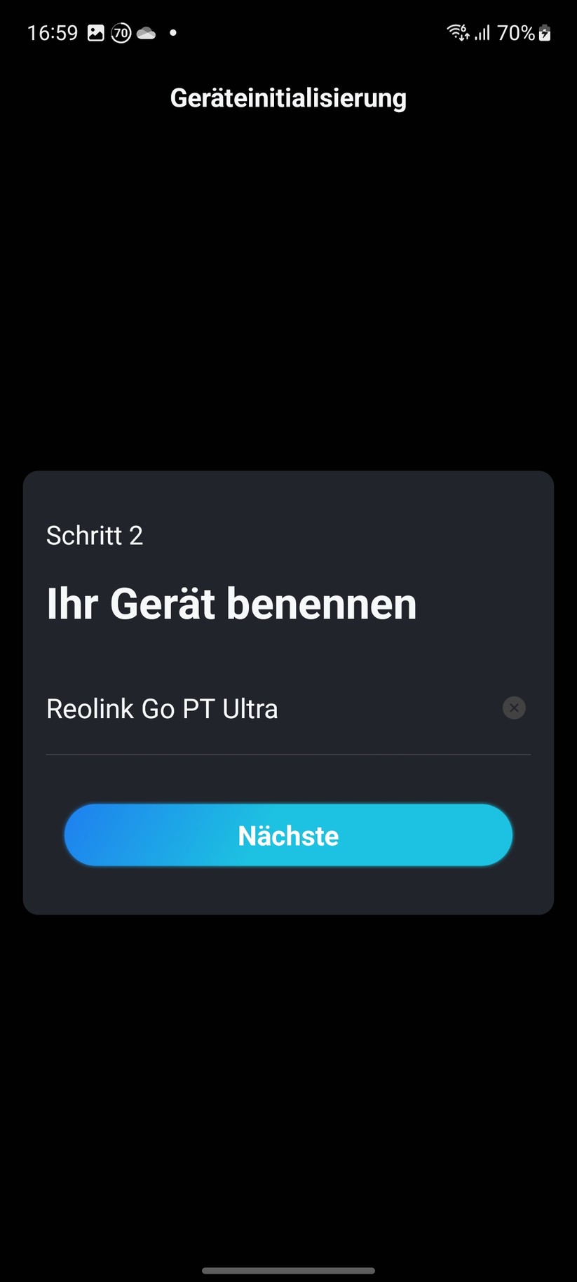 Reolink Go PT Ultra: Einrichtung und Einstellung mit mobiler App