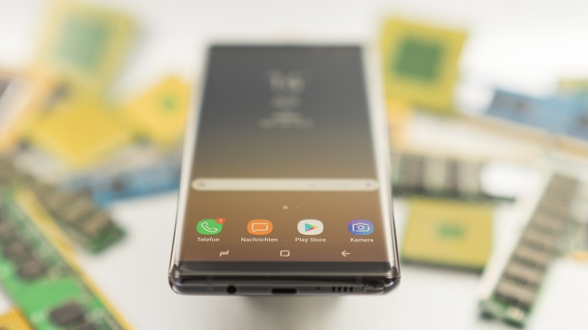 Das Design des Galaxy Note 8 wurde vom Galaxy S8 und Galaxy S8 Plus übernommen und weiterentwickelt.