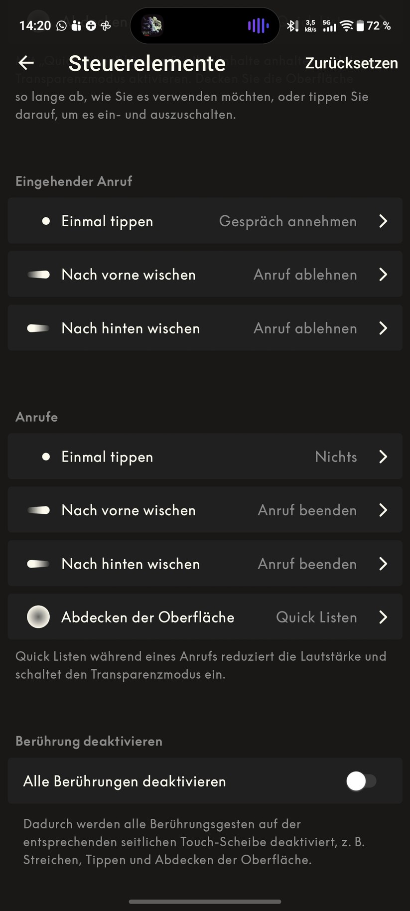 Bang & Olufsen Beoplay H100 Screenshot