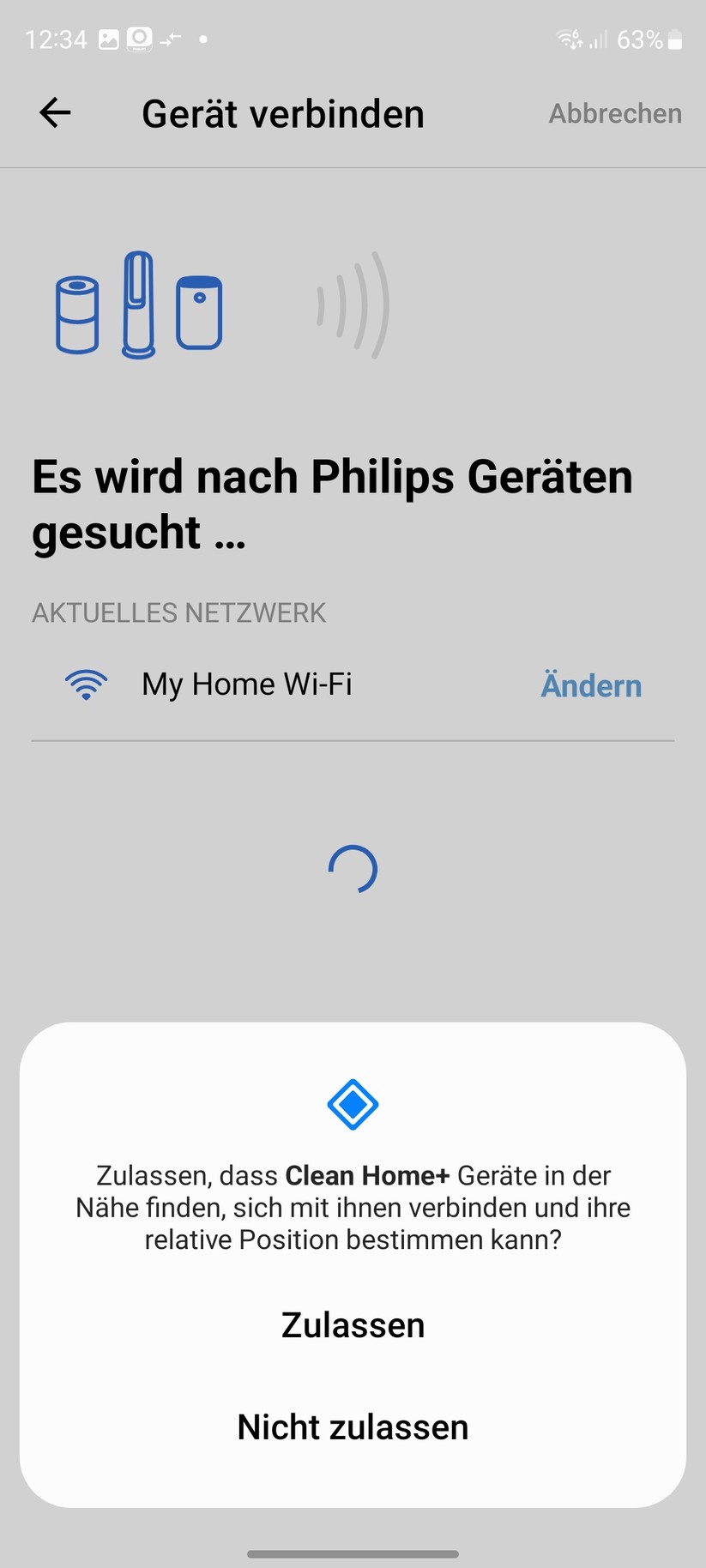 Philips Air Performer 8000 AMF870: Einrichtung mit App Air+