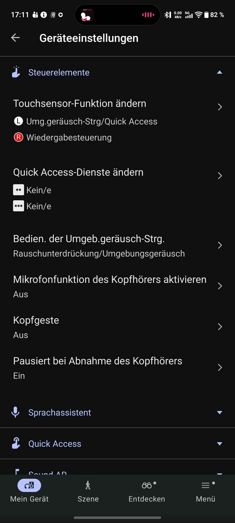 Sony 1000XM6 Screenshot