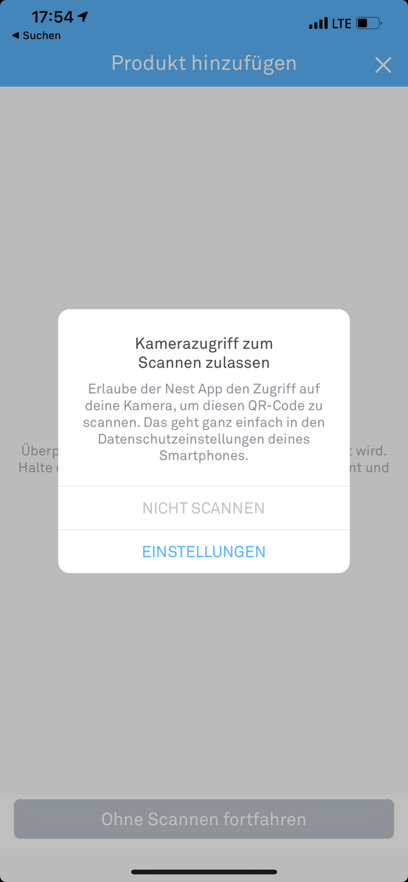 Google Home App für Nest Floodlight 