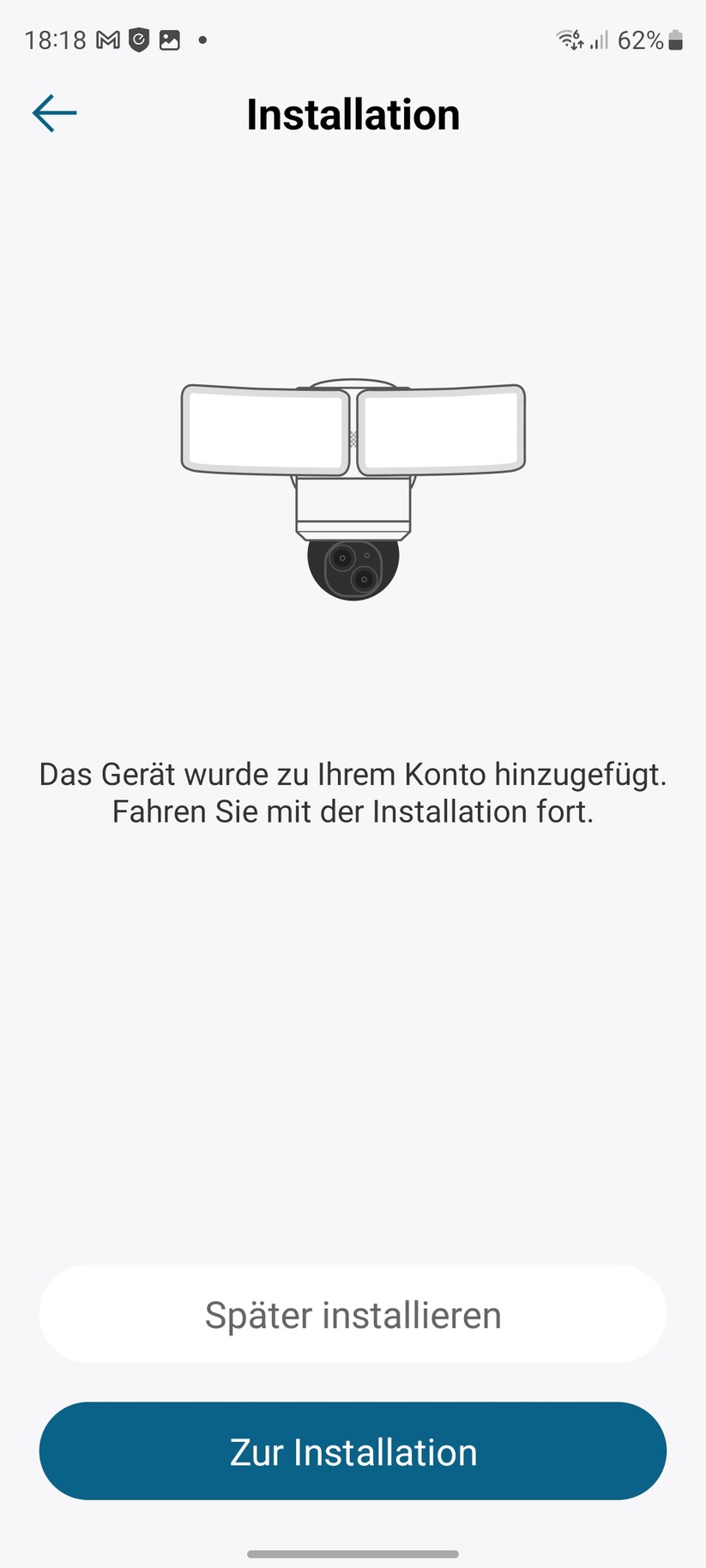 Eufy Floodlight Cam E340: Einrichtung und Einstellungen