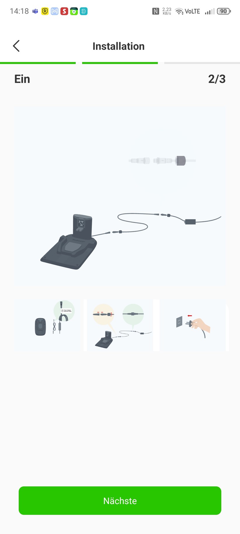 Roboup Raccoon 2 SE: Die Roboup-App liegt auf Deutsch und ist übersichtlich, sodass man den Mähroboter leicht konfigurieren und Zeitpläne erstellen kann.