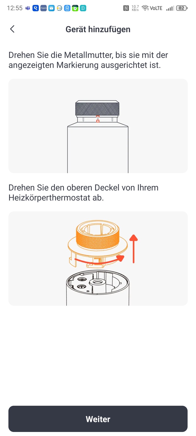 Switchbot Radiator: Die Einrichtung ist einfach und nach wenigen Minuten abgeschlossen.